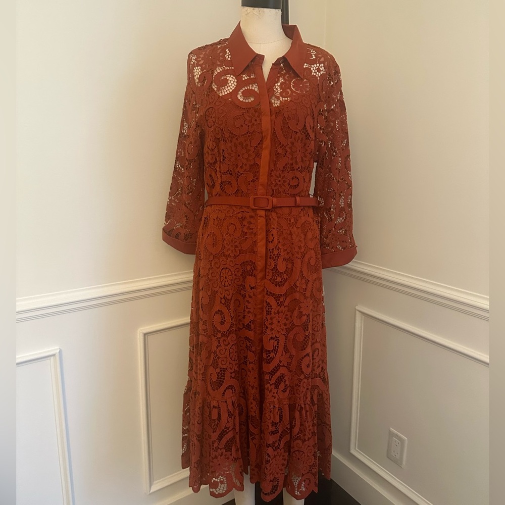 NWT Nanette Lepore burnt Orange Sundress
